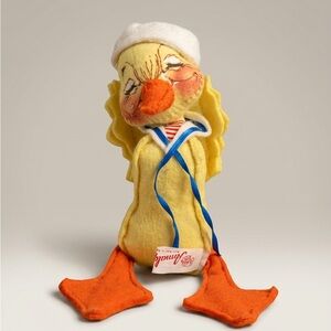 VTG 1972 Annalee Mobilitee Sailor Duck Doll - 6" Posable Felt